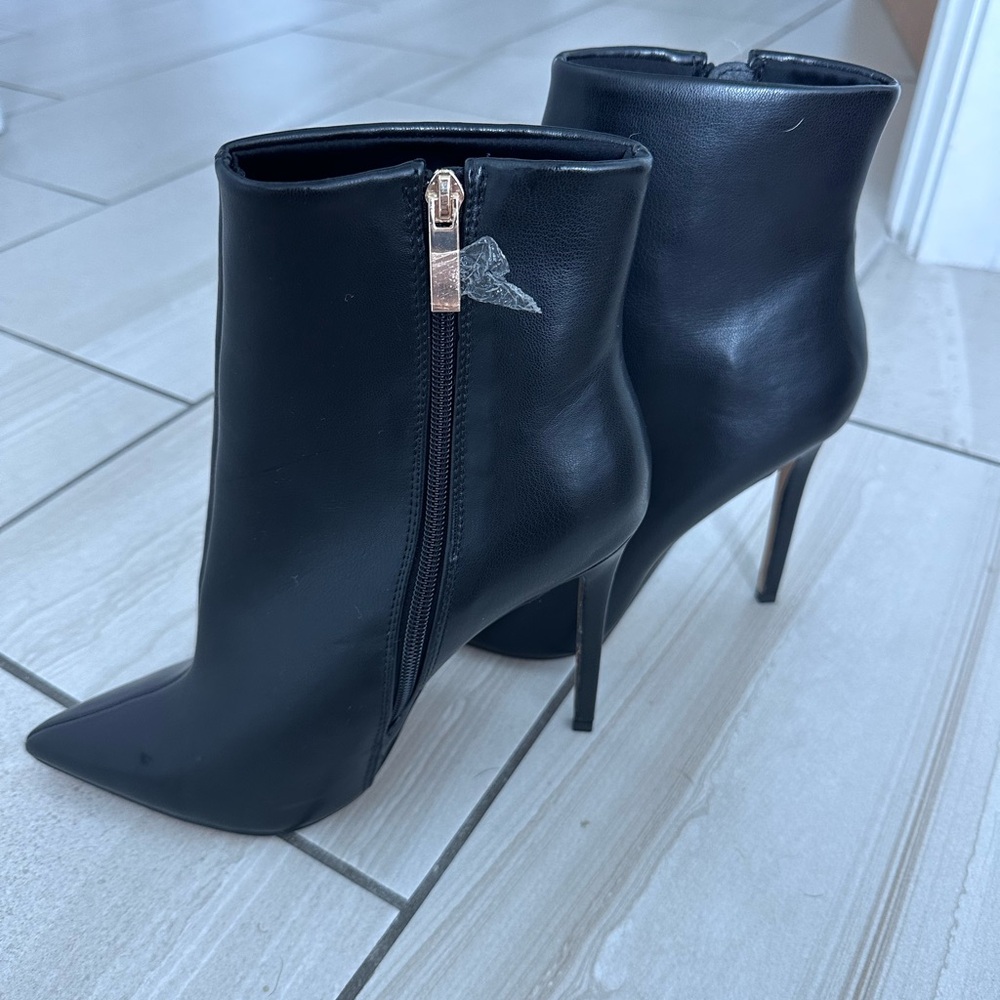 ASOS Black Heeled Ankle Boots